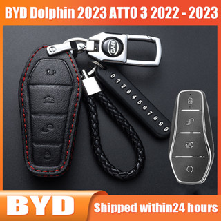 เคสกุญแจ ปลอกกุญแจ For BYD Dolphin 2023 ATTO 3 2022 - 2023 เคสกุญแจรถยนต์