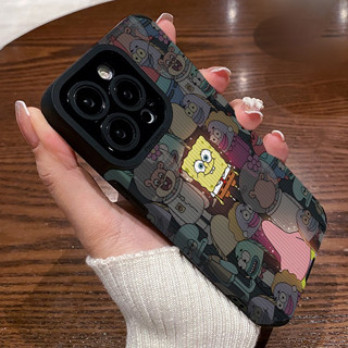 เคสโทรศัพท์มือถือหนัง ซิลิโคนนิ่ม ปิดด้านหลัง แบบเต็ม ลายสพันจ์บ็อบ Patrick สําหรับ Redmi 9C 10A 10 12C Note 12 10T 11 12 Lite 12T 13 POCO M3 M4 F2 F5 Pro Plus 5G F3 X3 F4 GT | Zd B041