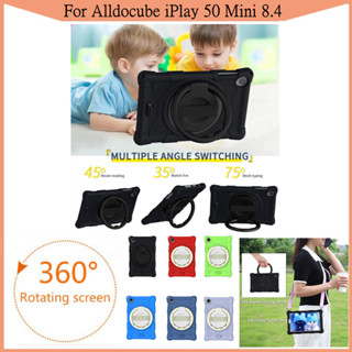 For Alldocube iPlay 50 Mini Tablet Pad 8.4 Inch 360 Degree Rotating Stand For Alldocube iPlay50 mini 8.4 Soft Silicone Case Shockproof Sweatproof Cover