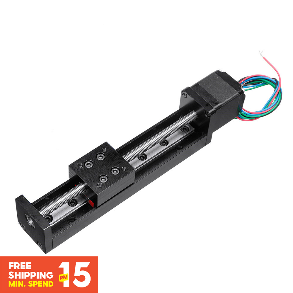 ⭐⭐⭐รางเลื่อน รูปตัว T 50 มม. 100 มม. 150 มม. 200 มม. 1-12 มม. และสเต็ปมอเตอร์ NEMA11 28 มม.