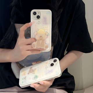 เคสโทรศัพท์มือถือ TPU แบบนิ่ม สองด้าน สําหรับ iphone 14 Pro Max 13 Pro Max 12 Pro Max