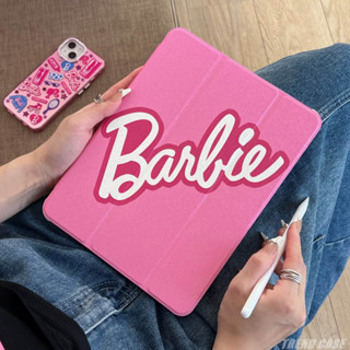 เคสอัจฉริยะ ลายบาร์บี้ พร้อมช่องใส่ดินสอ สําหรับ iPad Air 5 4 10.9 2020 Pro 11 10.5 Air 9.7 2022 10th Mini 6 iPad 9 10.2 7th 8th Generation