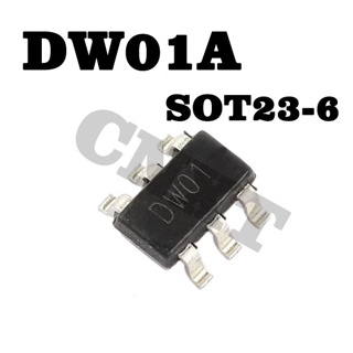 50 ชิ้น/ล็อตต้นฉบับใหม่ DW01 DW01D DW01A SOT23-6 Power Bank ลิเธียมแบตเตอรี่ป้องกันชิป IC