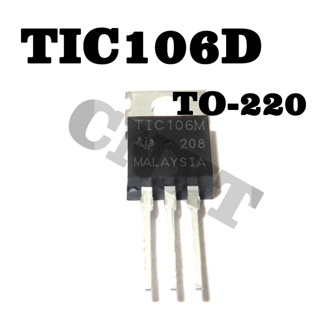 10 ชิ้น/ล็อ ตต้นฉบับใหม่ TIC106M TIC106D TIC106 TO-220 หลอดเอฟเฟกต์สนามขาตั้งกล้อง 3.2A / 600V