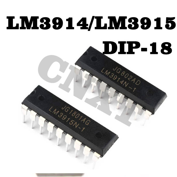 5 ชิ้น/ล็อตใหม่ LM3915N-1 LM3914N-1 LM3915 LM3914LED แถบแสดงแผนภูมิไดรเวอร์ชิป DIP18