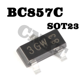 100 ชิ้น/ล็อตใหม่ BC857C 215 3GW SOT-23-45V / - 100mA Smd Triode