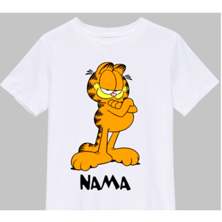 Garfield เสื้อยืด ลายชื่อ