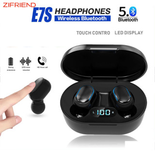 Zifriend E7S ชุดหูฟังบลูทูธไร้สาย พร้อมจอแสดงผล LED