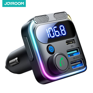 Joyroom อะแดปเตอร์ส่งสัญญาณ FM บลูทูธ 5.3 สําหรับรถยนต์ 48W PD&amp;QC3.0