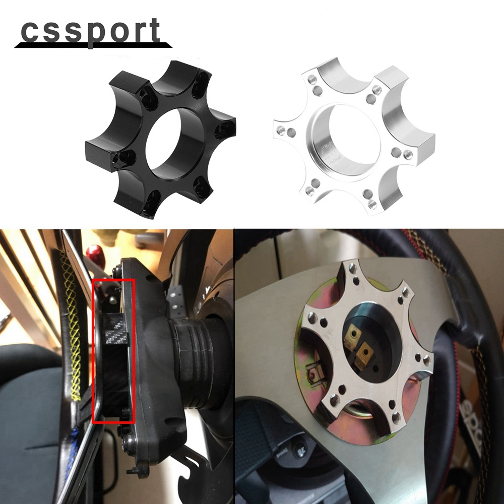 อะแดปเตอร์ปะเก็นแหวนพวงมาลัย โลหะผสมอลูมิเนียม 70 มม. สําหรับ Thrustmaster T300RS