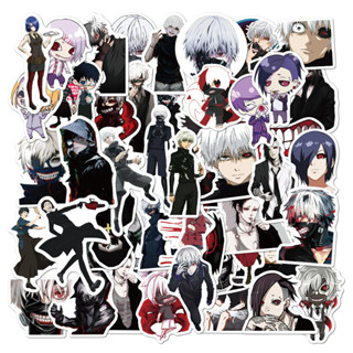 สติ๊กเกอร์พีวีซีกันน้ําลาย Tokyo Ghoul 50 ชิ้น