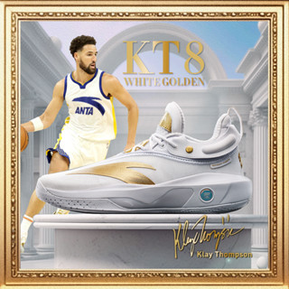 Anta KT8 Klay Thompson รองเท้าบาสเก็ตบอล เทคโนโลยีกันกระแทก แบบมืออาชีพ สําหรับผู้ชาย 112331101