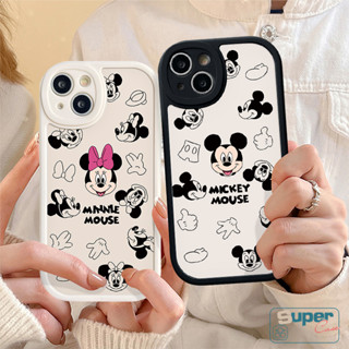 เคสมือถือ ลายการ์ตูนมิกกี้ มินนี่เมาส์ กันกระแทก สําหรับ Infinix Hot 11Play 10Play 9Play Smart 6 5 Hot 11s 11 10 9 10T 10s 10Lite Note 8