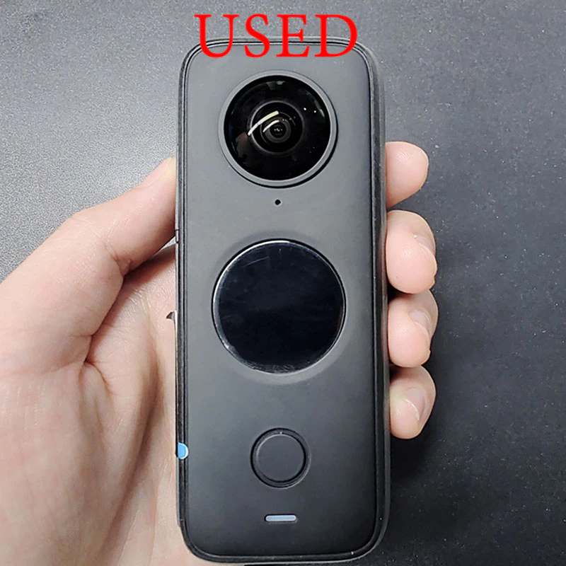 กล้องแอคชั่นพาโนรามา Insta360 One X2 องศาสำหรับวิดีโอ vlog ป้องกันการสั่นไหว การปั่นจักรยาน การดำน้ำ บันทึก มือสอง Panoramic Camera กล้อง Used
