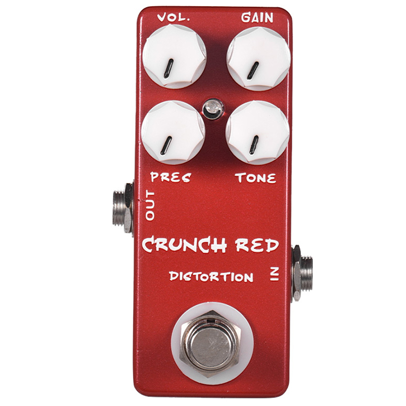 Mosky CRUNCH RED Reverb Effector กีตาร์ไฟฟ้า Multi-effects เหยียบสําหรับกีตาร์ชุด Loop กล่อง Synthesizer บิดเบี้ยว Fuzz