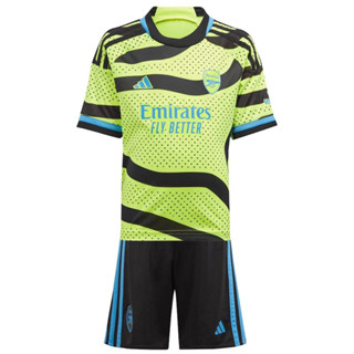 เสื้อกีฬาแขนสั้น ลายทีมชาติฟุตบอล Arsenal Away 2023-24 ชุดเยือน สําหรับเด็ก