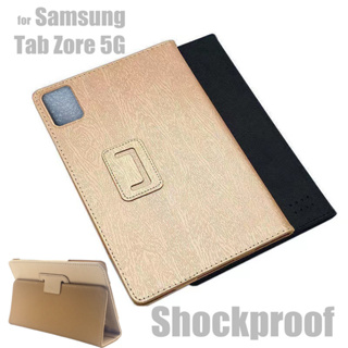 Samsung Tab Zore 5G Tablets 12 Inch Cover Silk Pattern Cover Flip Foldable Stand Full Body Protective Case