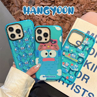 CASE.TIFY cartoon Hendon Phone Case For iPhone 14 14pro 14promax 13 13pro 13promax Shockproof air cushion protects soft case Cartoon Graffiti Cute fish doodle 12 12pro 12promax 11 X xsmax case Suitable for girl man blue