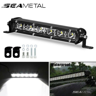 Seametal ไฟสปอตไลท์ LED 7 นิ้ว กันน้ํา แบบพกพา สําหรับติดหลังคารถยนต์