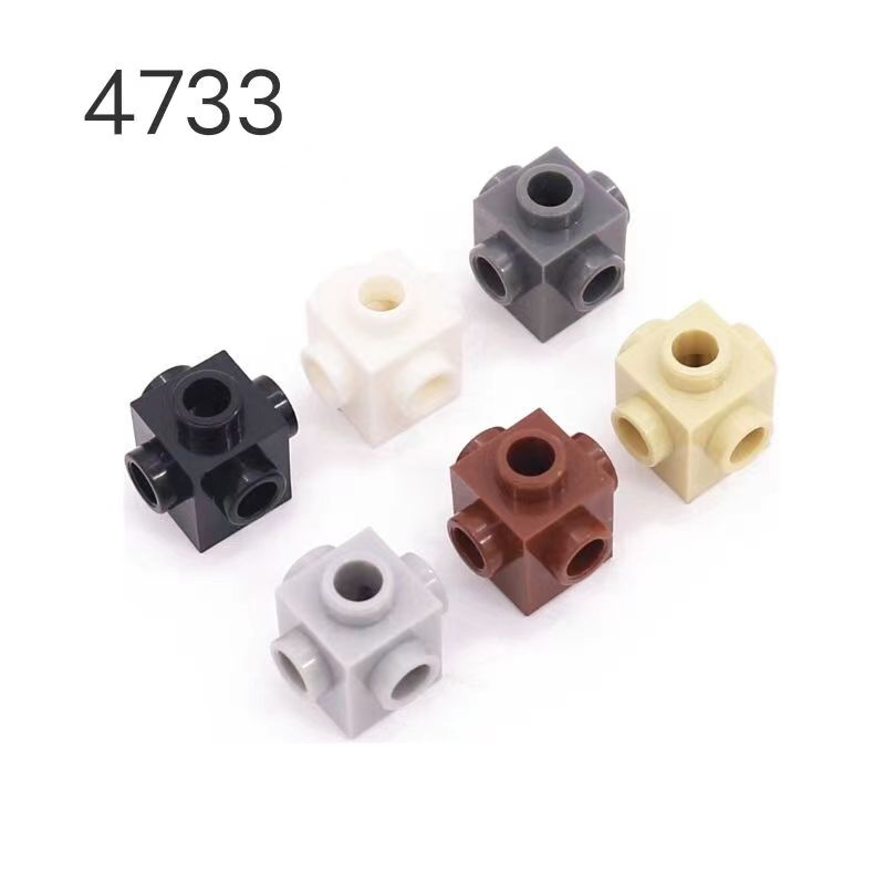 บล็อกตัวต่ออิฐ สี่ด้าน ขนาดเล็ก 1x1 อะไหล่สํารอง สําหรับ 4733