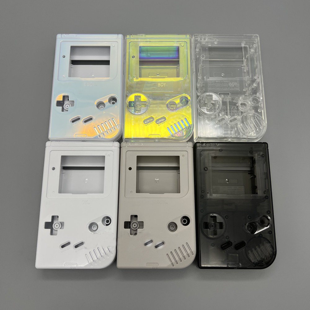 ใหม่เปลี่ยน GB DMG Shell พร้อมชุดเลนส์ปุ่มสำหรับ Gameboy 2.6 นิ้วหน้าจอ IPS สำหรับ 2.45 นิ้วหน้าจอ LCD ดั้งเดิมสำหรับ GB DMG IPS Gaming Shell Set