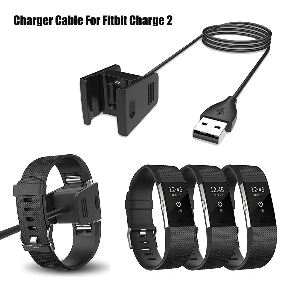 สายชาร์จ USB แบบเปลี่ยน สําหรับ Fitbit Charge 2 Fit Bit Charge 2 Fitness