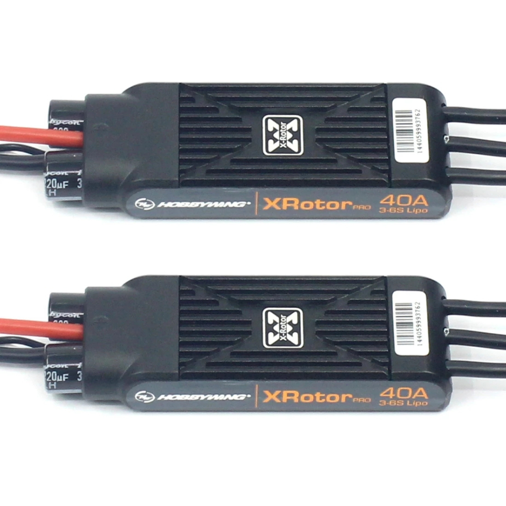 Hobbywing XRotor Pro 40A ESC ไม่มี BEC 3S-6S Lipo Brushless ESC DEO สําหรับ RC Drone Multi-Axle Copt