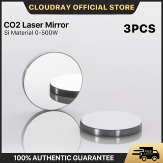 Cloudray เลนส์สะท้อนแสง Laser Si Reflective Mirrors 500W Black-Coating Refiectivity 99.6% for CO2  Laser Engraver