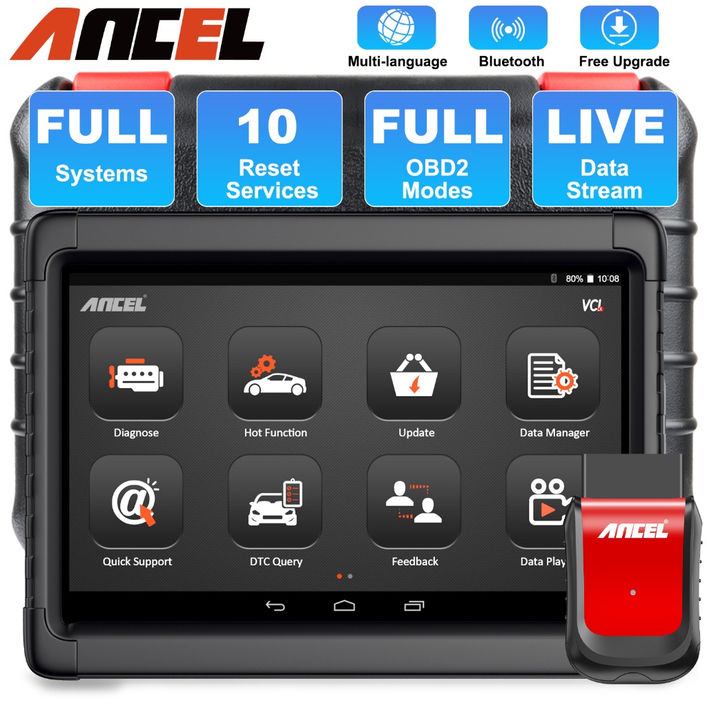 ANCEL X6 OE-Level Obd2 Bluetooth Obd2 Scanner Car Scanner Car Diagnosis Odb2 Car Diagnostic Tool OBD