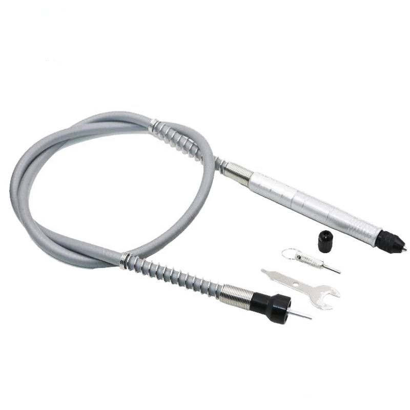 Universal 895-910 มม.อลูมิเนียมเพลายืดหยุ่น Keyless Chuck 1/8"(3.175 มม.) Connector Fit เครื่องบดไฟฟ้าโรตารี่เครื่องมือ