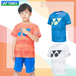 Yonex เสื้อแบดมินตัน แขนสั้น สําหรับเด็ก และผู้ใหญ่ ฝึกกีฬา