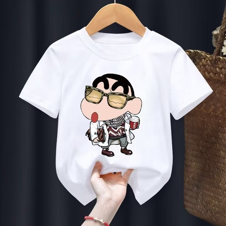 Meason เสื้อเด็กโต ลายการ์ตูน 3-15 ปี ฝ้าย มีหลายสีหลายลายให้เลือก 110-160cm A16