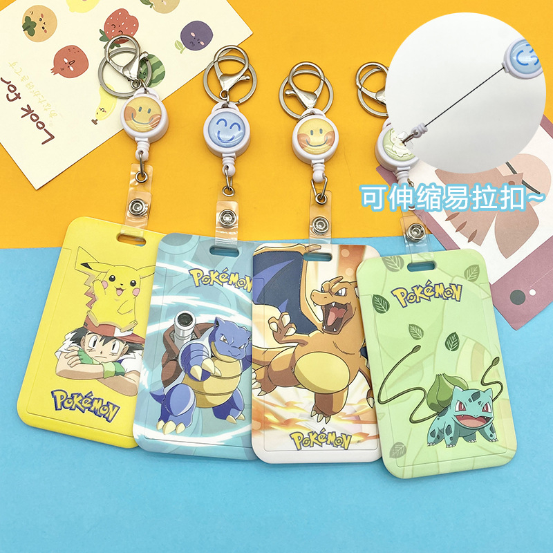 ซองใส่บัตรประชาชน ลายการ์ตูนโปเกม่อน ปิกาจู สําหรับโรงเรียนอนุบาล
