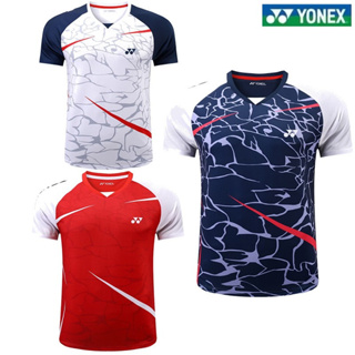 New Yonex เสื้อกีฬาแขนสั้น ลายทีมแบดมินตันแห้งเร็ว เหมาะกับฤดูร้อน สําหรับผู้ชาย และผู้หญิง 2023