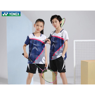 Yonex ชุดกีฬาแบดมินตัน ระบายอากาศ แบบแห้งเร็ว แฟชั่นฤดูร้อน สําหรับผู้ชาย และผู้หญิง