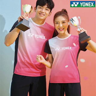 เสื้อกีฬาแบดมินตัน Yonex ระบายอากาศได้ดี แบบแห้งเร็ว แฟชั่นฤดูร้อน สไตล์เกาหลี สําหรับเด็กผู้ชาย และผู้หญิง 2023