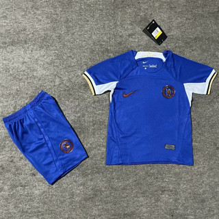 เสื้อฟุตบอล Chelsea Home สีฟ้า สําหรับเด็ก 2023