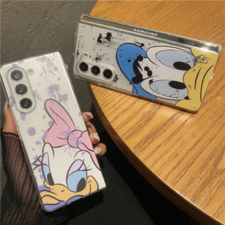 เคสโทรศัพท์มือถือ ลายการ์ตูนน่ารัก สําหรับ Samsung Galaxy Z Fold 5 4 3 5G