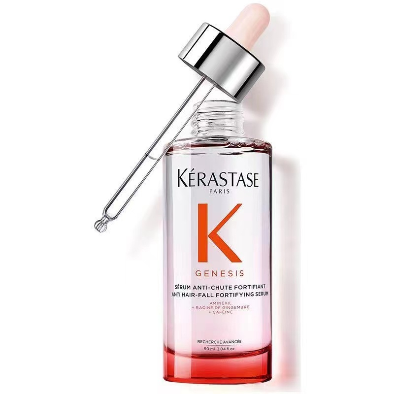 Kerastase เอสเซ้นน้ํามันบํารุงหนังศีรษะ ป้องกันผมร่วง สีชมพู ควบคุมความมัน ขนาด 30 มล.