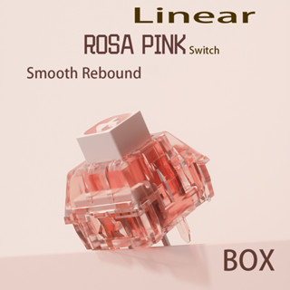 -LW- Kailh Switch สวิตช์คีย์บอร์ดเชิงเส้น ROSA สีชมพู