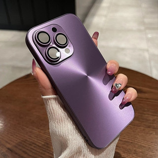 【CD textures/Hard case/Purple】เคส compatible for iPhone 11 12 13 14 pro max case