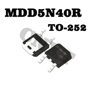 10 ชิ้น/ล็อต MDD5N40 5N40 TO-252 เอฟเฟกต์สนาม MOS หลอด N ช่อง 3.4A 400V