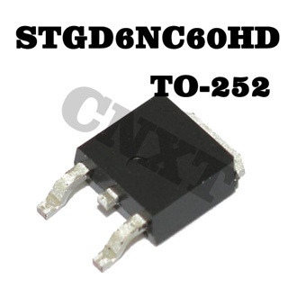 10 ชิ้น/ล็อต STGD6NC60HD GD6NC60HD N-Channel TO-252 ท่อ IGBT 600V 6A