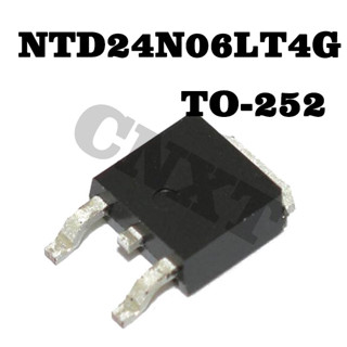 10 ชิ้น/ล็อ NTD24N06LT4G 24N6LG N-Channel 24A 60V MOS ตต้นฉบับใหม่ ฟิลด์หลอด TO252