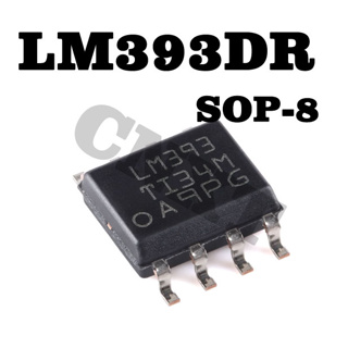 20 ชิ้น/ล็อตใหม่ LM393 LM393DR SOP-8 Dual Voltage Comparator IC Chip