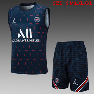 เสื้อกีฬาแขนสั้น ลายทีมชาติฟุตบอล Paris Saint-Germain 2023 2024