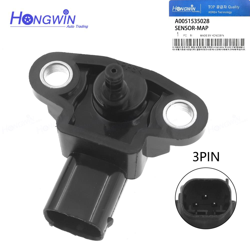 เซ็นเซอร์ MAP วัดความดันไอดี For Mercedes-Benz C240, E350, ML350 OEM A0051535028, A0230A0021