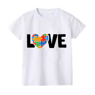 เสื้อยืด พิมพ์ลาย Love Needs No Words สําหรับเด็กผู้ชาย และเด็กผู้หญิง