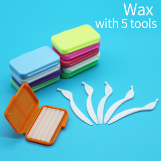 แว็กซ์ผสมรส 10 กล่อง พร้อมเครื่องมือ 5 ชิ้น wax 5 tool