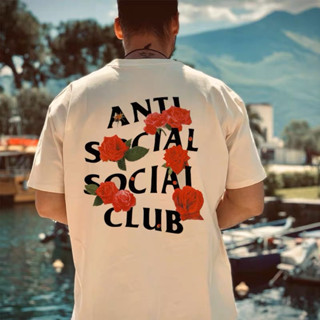 ANTI SOCIAL SOCIAL CLUB 3816 เสื้อยืดแขนสั้น ป้องกันอาการปวดท้อง แฟชั่นสําหรับผู้ชาย และผู้หญิง